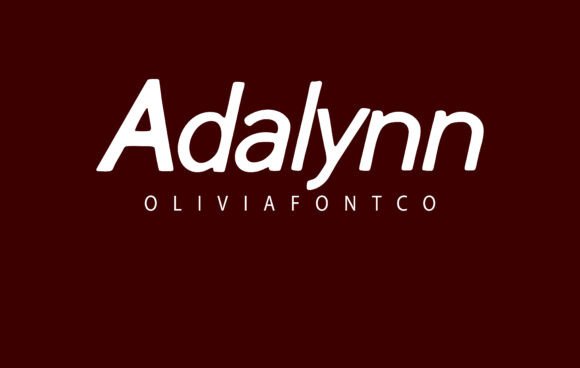 Adalynn Font: A Romantic Handwritten Typeface for Editors