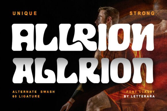 Allrion: The Bold Display Font for Scroll-Stopping Visuals