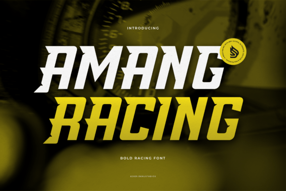 Amang Racing Typeface for High-Impact Design