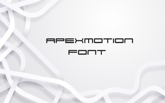 Apex Motion Font for High-Speed Web Design