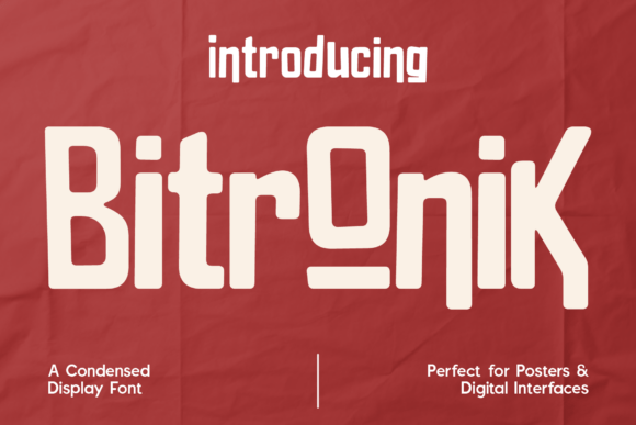 Bitronic Typeface for Modern Web Design