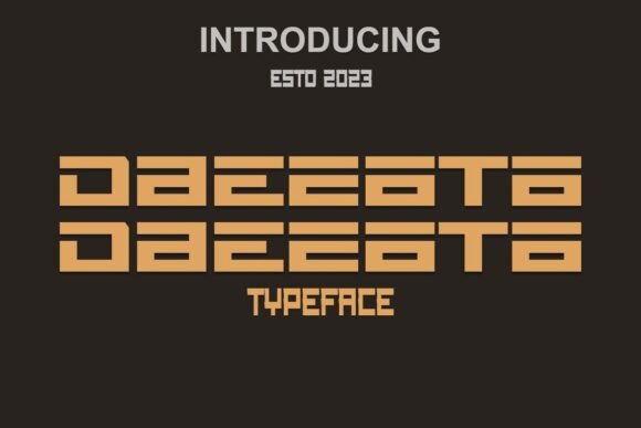 Daezoto Font: Modern Sans Serif for Bold Branding