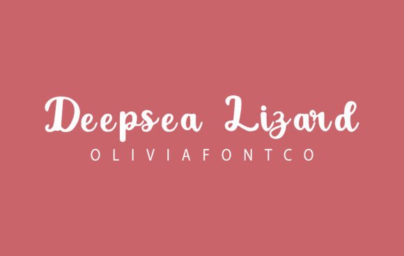 Deepsea Lizard Font for Polished Branding