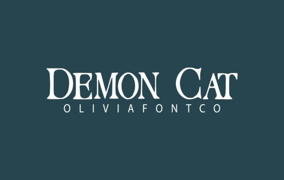 Demon Cat Font for Romantic Branding