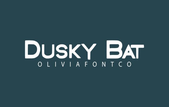 Dusky Bat Font for Editorial Design