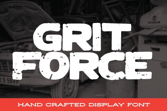 Grit Force Typeface for Bold Branding