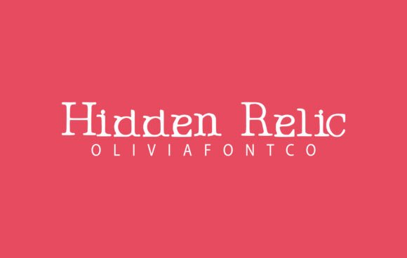 Hidden Relic Font for Authentic Business Branding