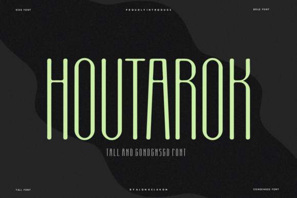 Houtarok Font: Elevate Branding with Modern Display