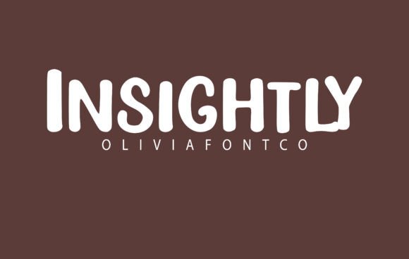 Insightly Font: The Romantic Sans Serif for Designers