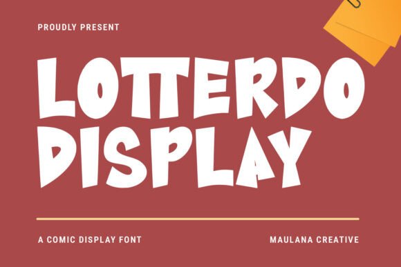 Lotterdo Font for Playful Web Design