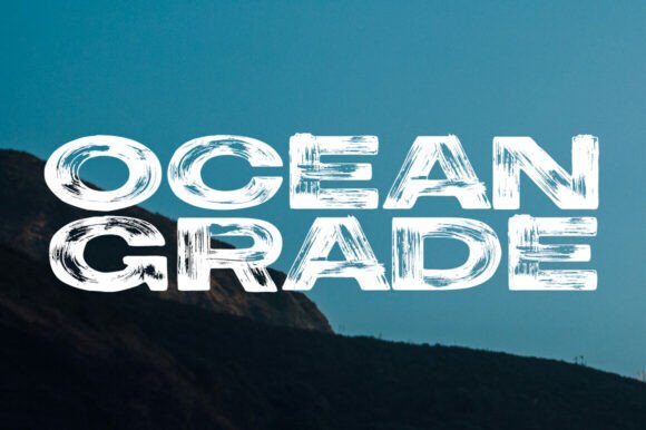 Ocean Grade Font for Editorial Design
