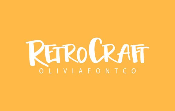 Retrocraft: A Romantic Handwritten Font for Makers