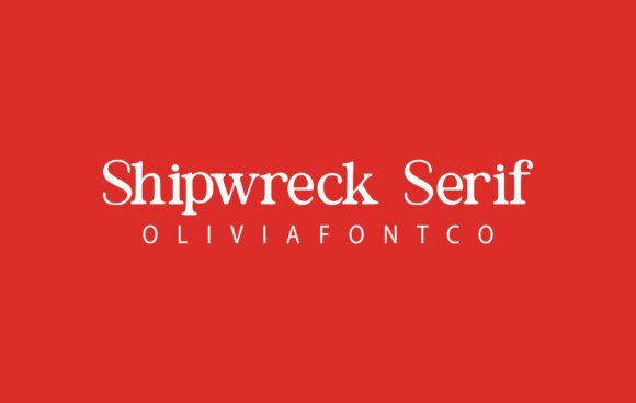 Shipwreck Serif Typeface for Editorial Design