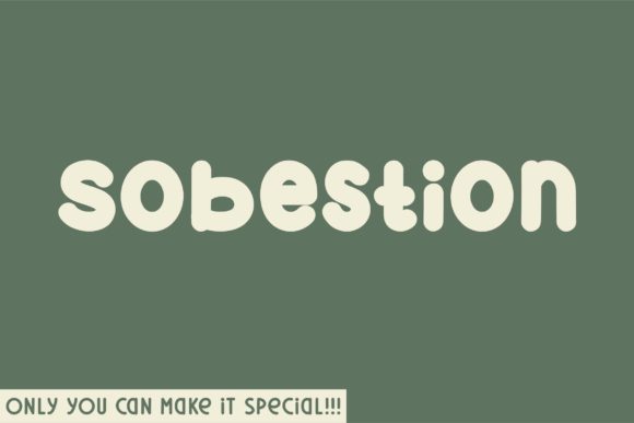 Sobestion Font: A Natural Handwritten Typeface for Editorial Design