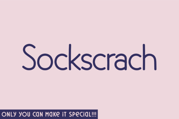 Sockscrach Font Review: A Unique Handwritten Sans Serif