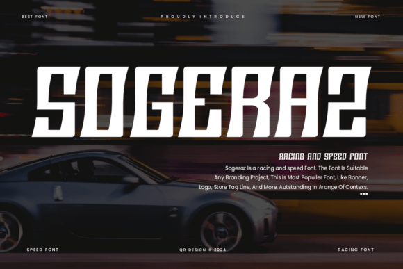 Sogeraz Font: Bold Typography for Brand Impact
